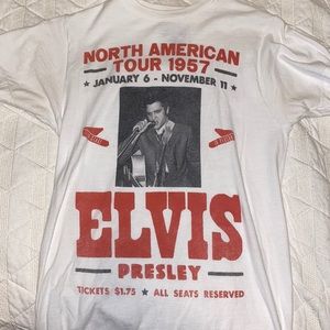 Graphic Tee of Elvis Presley Tour